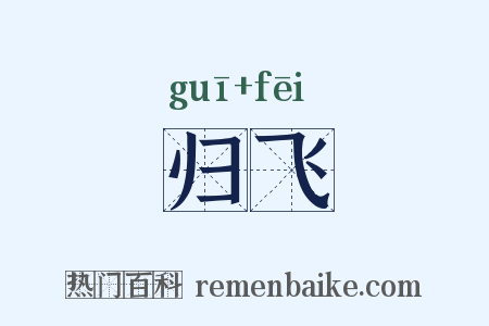 归飞是什么意思的图片